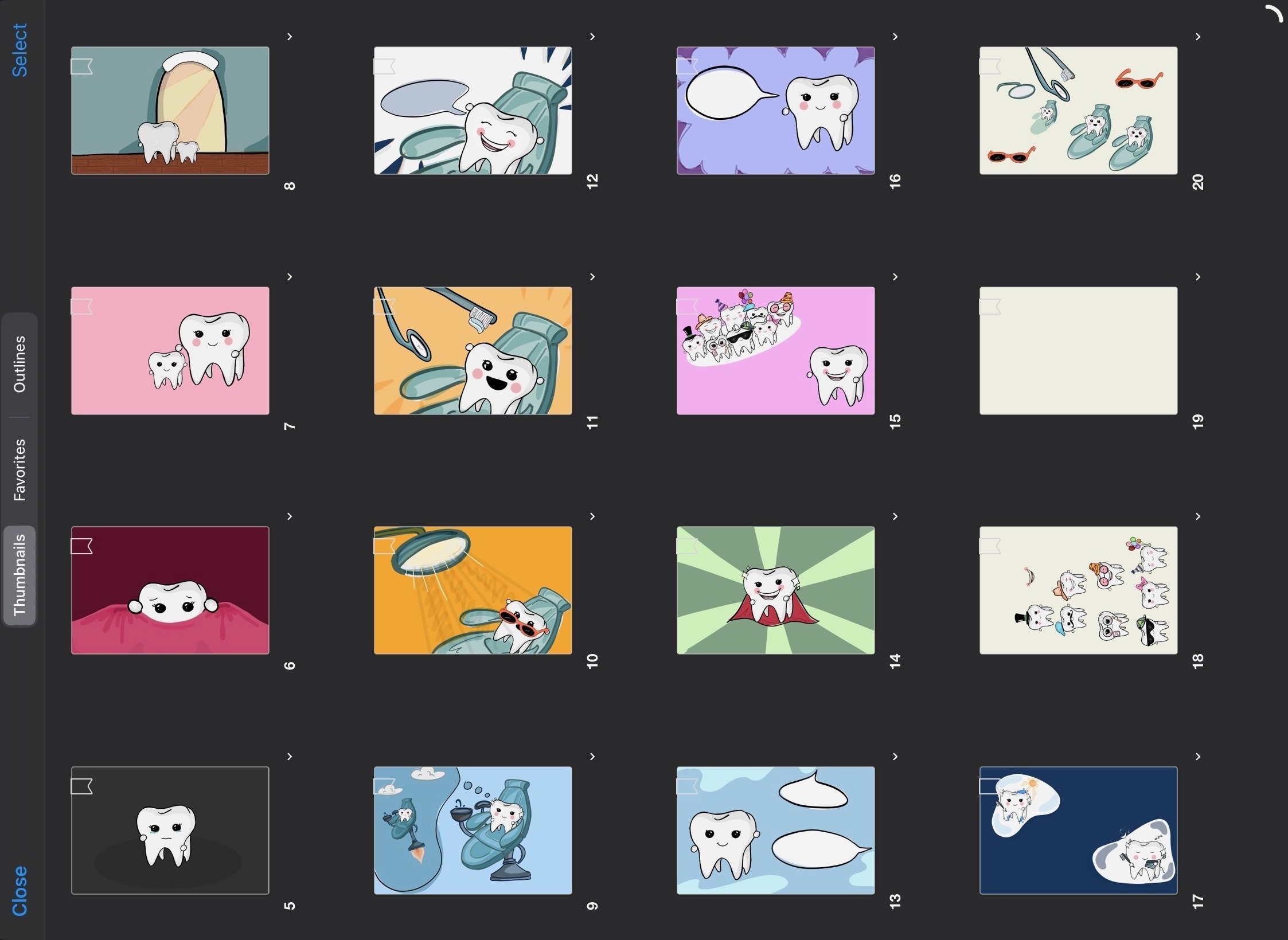 Early page layout drafts