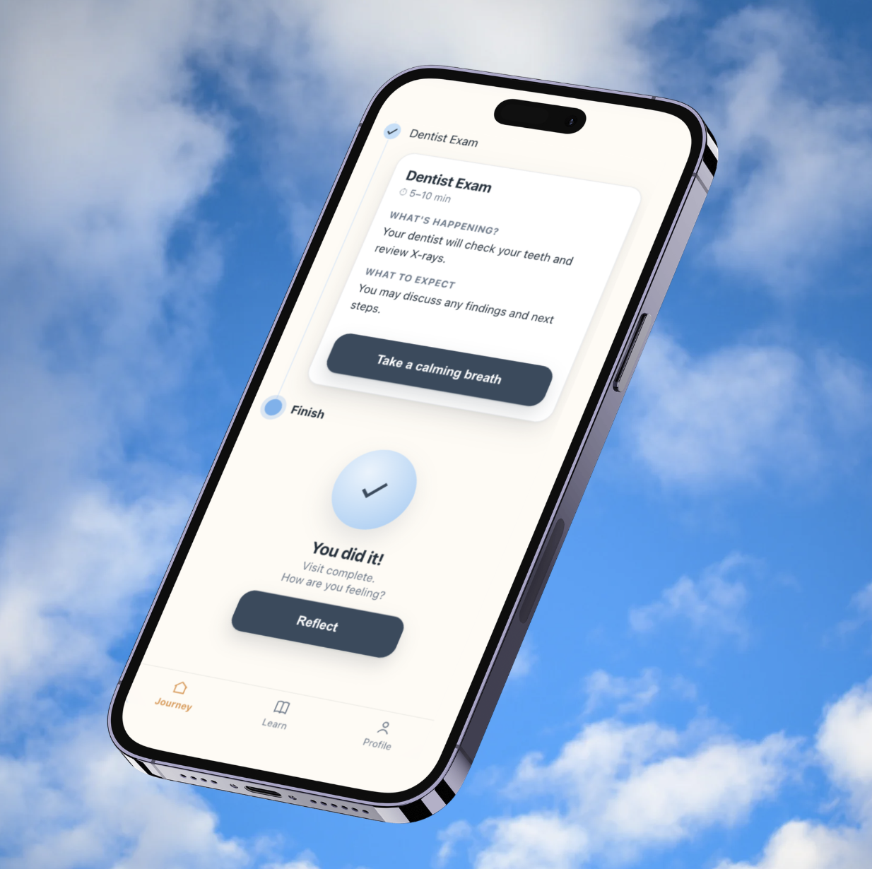 Dentara persistent journey mockup