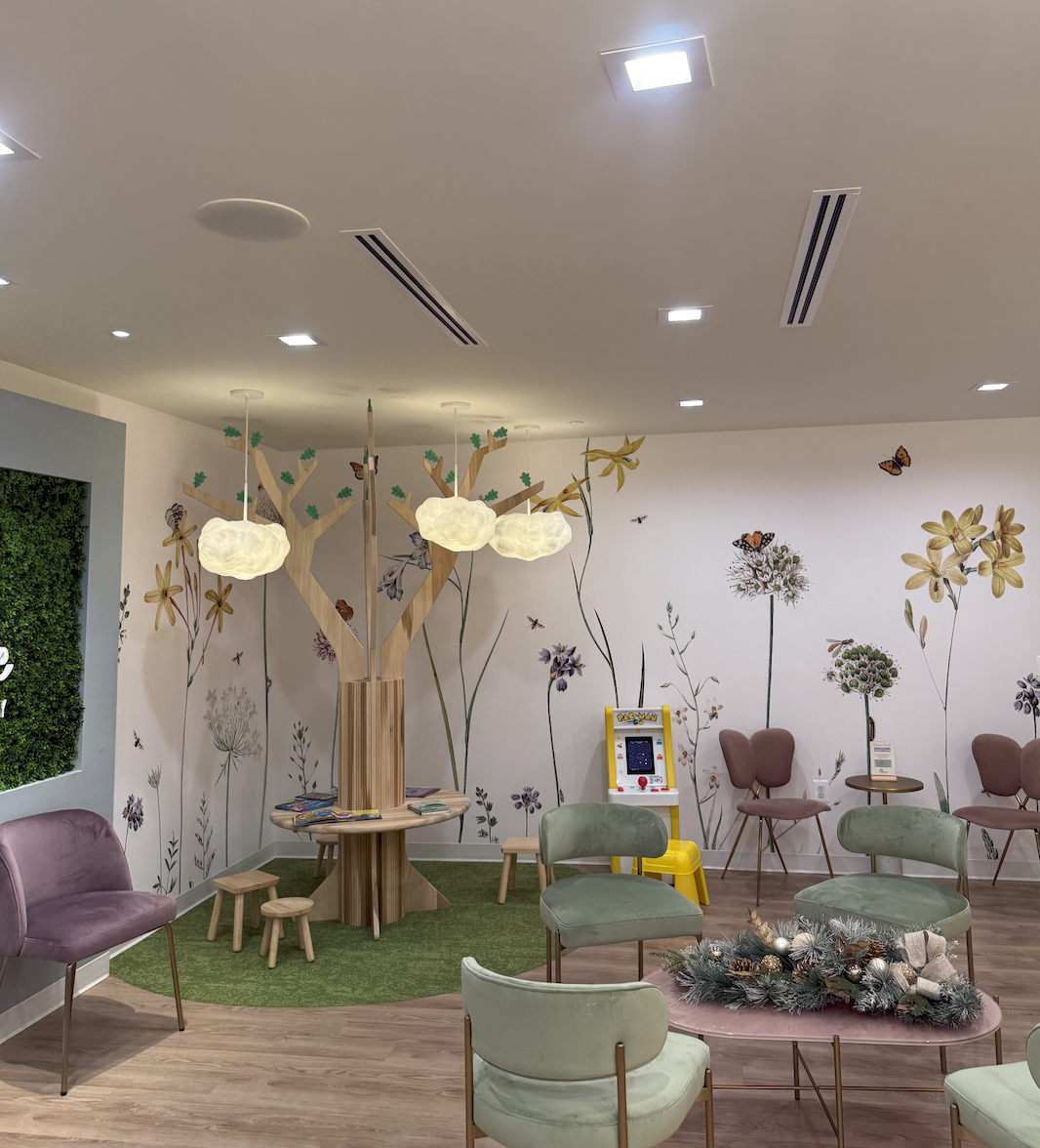 Pediatric dental office waiting room