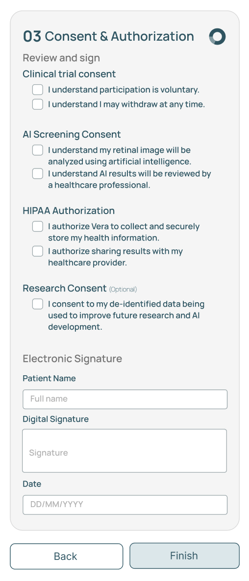 Step 03 — Consent & Authorization